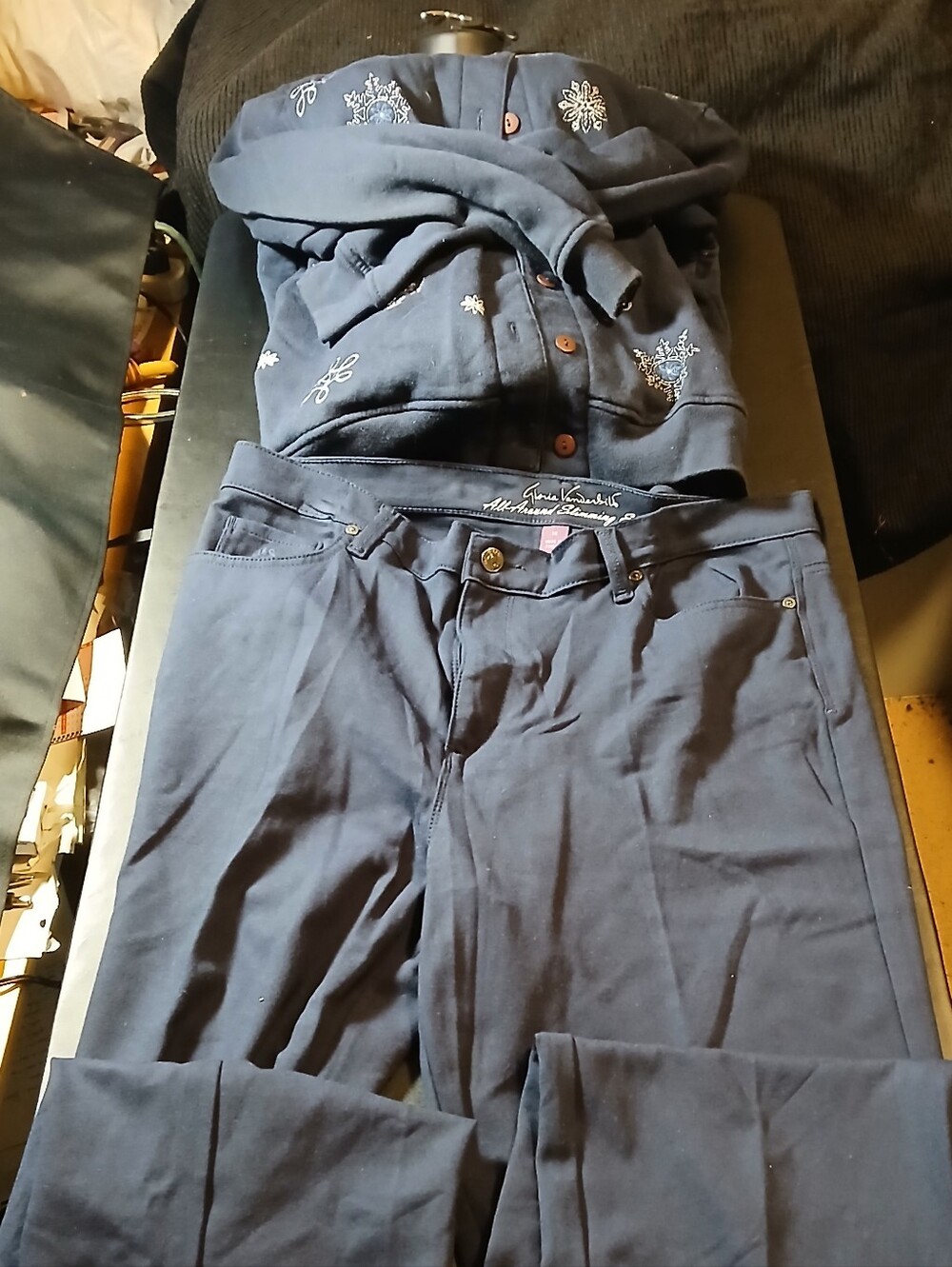 Gloria Vanisentilb Navy Blue Size 16 Pant Shenanigans Navy Blue Size M Botten Up